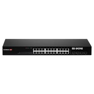 EDIMAX GS - 5424G 24埠 Gigabit及4埠SFP 智慧型網管高速網路交換器