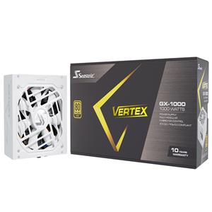 海韻 Vertex GX - 1000 ATX3 . 0 白色 金牌全模電源供應器