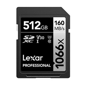 Lexar 雷克沙 Professional 1066x SDXC UHS - I 512G記憶卡