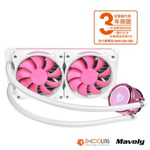 松聖ID COOLING PINKFLOW 240 A . RGB 粉色 CPU一體式水冷散熱器