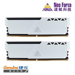 Neo Forza 凌航 TRINITY DDR5 6000 32G(16G * 2)電競超頻記憶體(白色)CL40