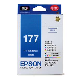 EPSON C13T177650 超值量販包墨水匣(177MP四色)