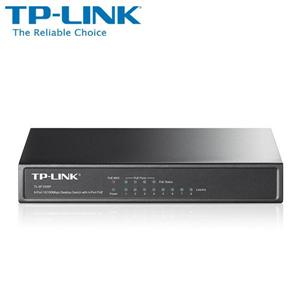 TP - LINK TL - SF1008P 8 埠 10 / 100M 桌上型 PoE 交換器
