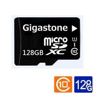 Gigastone microSDXC UHS - I U1 128G記憶卡(附轉卡)