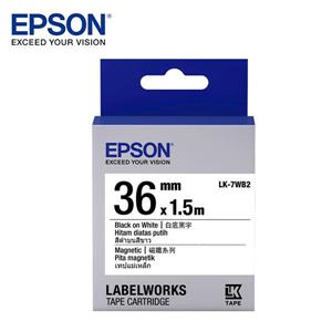 EPSON LK - 7WB2 C53S657405 磁鐵白黑