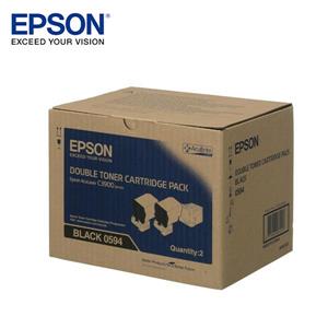 EPSON C13S050594 黑色雙包裝碳粉匣