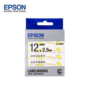 EPSON LK - 4MBY C53S654474蛋黃哥懶懶款標籤帶
