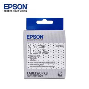 EPSON LK - 4LWY C53S654471透明黑點點標籤帶(12mm)