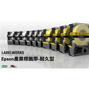 EPSON LK - 6YBVN C53S656418標籤帶(耐久24mm)黃黑
