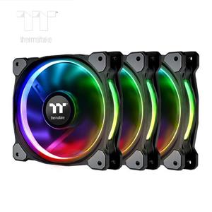 曜越 Riing Plus 12 LED RGB水冷排風扇TT Premium頂級版 (三顆風扇包裝)