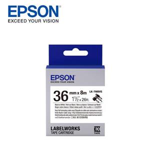 EPSON LK - 7WBVS C53S657412 標籤帶(線材36mm )黑字