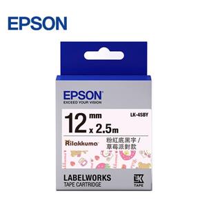 EPSON LK - 4SBY C53S654484 草莓派對款標籤帶