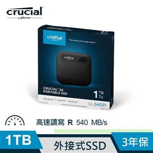 Micron Crucial X6 1TB 外接式SSD