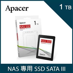 Apacer宇瞻 PPSS25 1TB 2 . 5吋 SATA NAS SSD