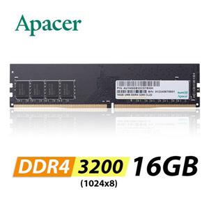 Apacer宇瞻 DDR4 3200 16GB 桌上型記憶體