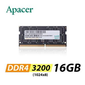 Apacer宇瞻 DDR4 3200 16GB 筆記型記憶體