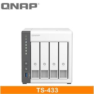 QNAP TS - 433 - 4G 網路儲存伺服器