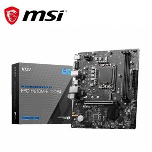 微星MSI PRO H610M - E DDR4 INTEL 主機板
