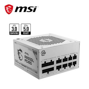 微星MSI MAG A850GL PCIE5 WHITE 電源供應器