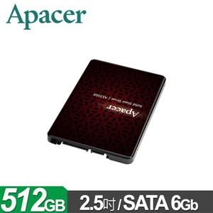 Apacer宇瞻 AS350X 512GB 2 . 5吋 SATA SSD