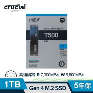 Micron Crucial T500 1TB (PCIe Gen4 M . 2) SSD
