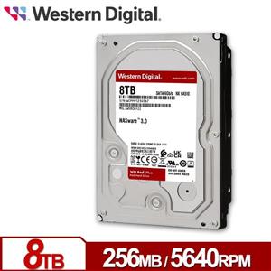 WD80EFPX 紅標Plus 8TB 3 . 5吋NAS硬碟