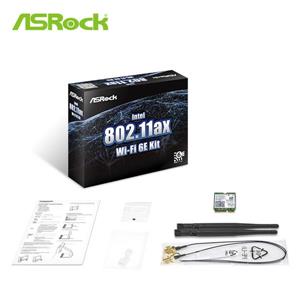 華擎 ASRock Intel 802 . 11ax Wi - Fi 6E Kit