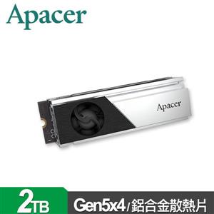 Apacer宇瞻 AS2280F4 2TB(散熱片) M . 2 PCIe 5 . 0 SSD