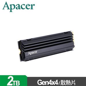Apacer宇瞻 AS2280Q4U 2TB(散熱片) M . 2 PCIe 4 . 0 SSD