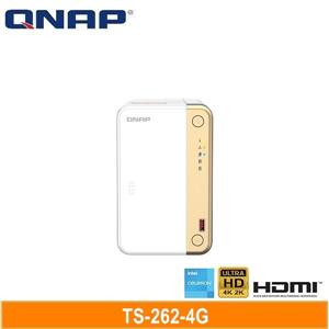 QNAP TS - 262 - 4G 網路儲存伺服器