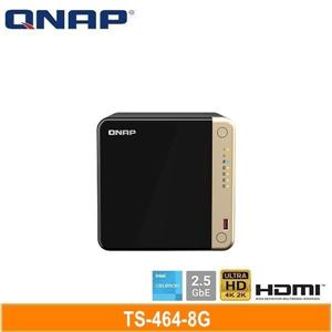 QNAP TS - 464 - 8G 網路儲存伺服器