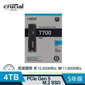 Micron Crucial T700 4TB (Gen5 M . 2) SSD