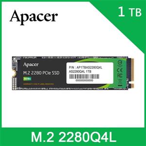 Apacer宇瞻 AS2280Q4L 1TB M . 2 PCIe 4 . 0 SSD