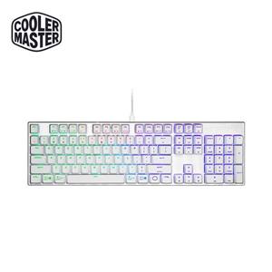 酷碼Cooler Master SK652 紅軸矮軸RGB機械式鍵盤(白)