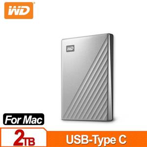 WD My Passport Ultra for Mac 2TB 2 . 5吋USB - C行動硬碟