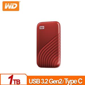 WD My Passport SSD 1TB(紅) 外接式SSD(2020)