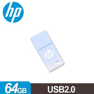 HP v168 64GB 迷你果凍隨身碟(微風藍)