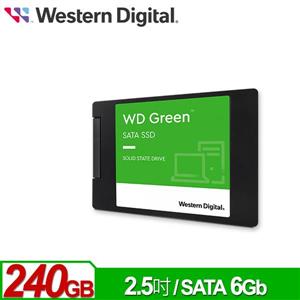 WD 綠標 240GB 2 . 5吋SATA SSD