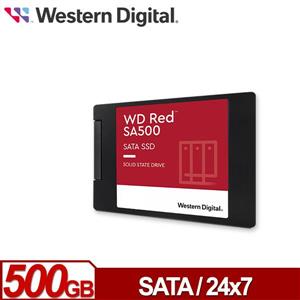 WD 紅標 SA500 500GB 2 . 5吋SATA NAS SSD