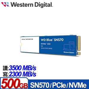 WD 藍標 SN570 500GB NVMe M . 2 PCIe SSD