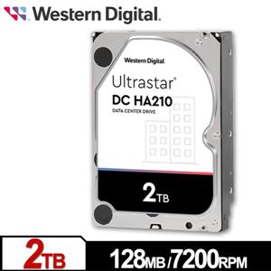 WD Ultrastar DC HA210 2TB 3 . 5吋企業級硬碟(1W10002)