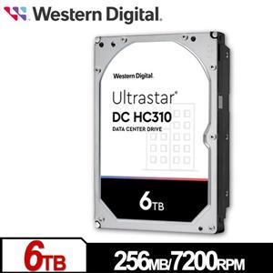 WD Ultrastar DC HC310 6TB 3 . 5吋企業級硬碟(0B36039)