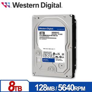 WD80EAZZ 藍標 8TB 3 . 5吋SATA硬碟