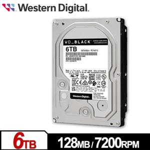 WD6004FZWX 黑標 6TB 3 . 5吋電競硬碟