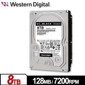 WD8002FZWX 黑標 8TB 3 . 5吋電競硬碟