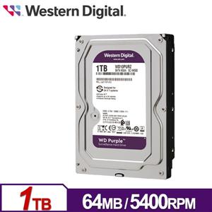 WD10PURZ 紫標 1TB 3 . 5吋監控系統硬碟