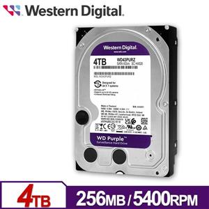 WD43PURZ 紫標 4TB 3 . 5吋監控系統硬碟