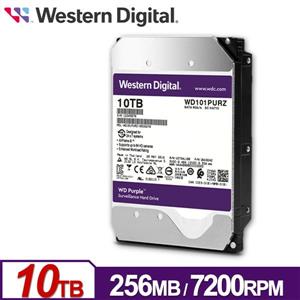 WD101PURP 紫標Pro 10TB 3 . 5吋監控系統硬碟