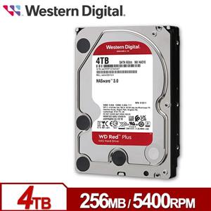 WD40EFPX 紅標Plus 4TB 3 . 5吋NAS硬碟