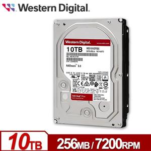WD101EFBX 紅標Plus 10TB 3 . 5吋NAS硬碟